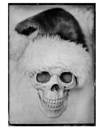 Christmas Skull 16x20 Print
